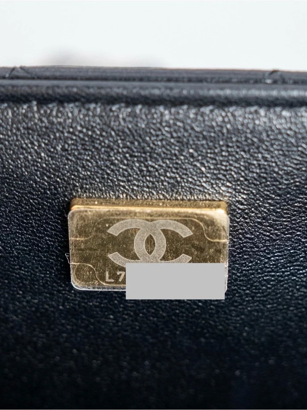 CHANEL Lambskin Quilted Mini Rectangular Flap Black